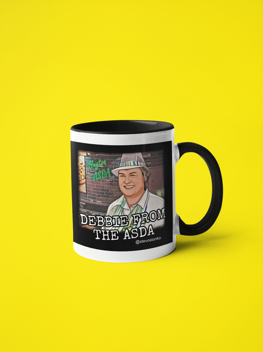 DEBBIE FROM THE ASDA Mug by Stevo