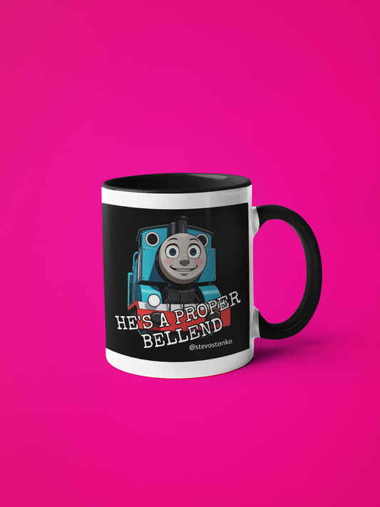 PROPER BELLEND Mug by Stevo