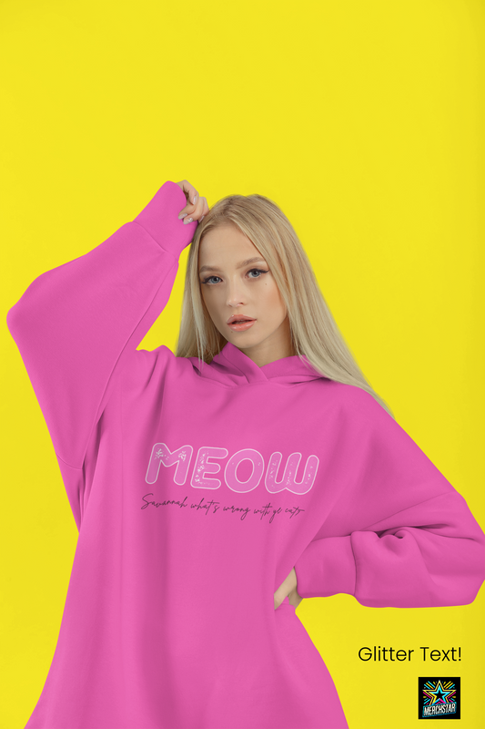 Meow Hoodie by Scouse Gerls